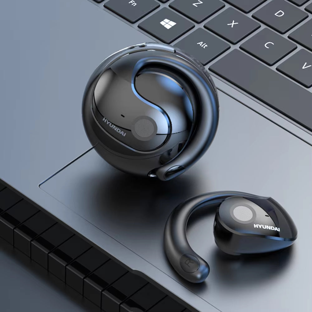 Smarttranslate -  Trådlösa bluetooth hörlurar med språköversättning - SVARTA